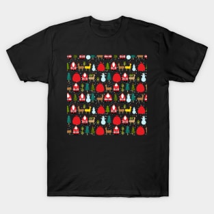 Winter Christmas Pattern T-Shirt